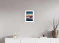 Valluga Sunset Panorama, Arlberg, 20 x 30 cm, framed