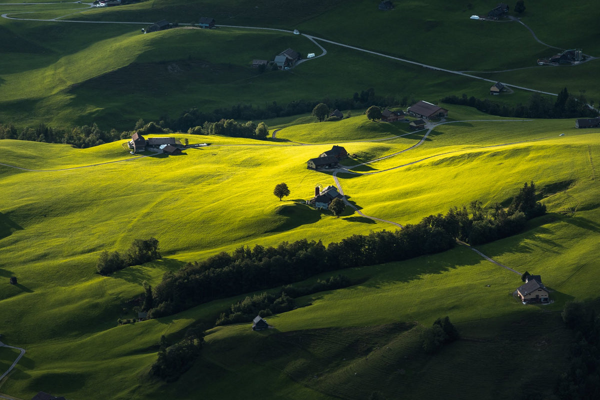 Photo Swiss Farmland at Hoher Kasten, Alpstein