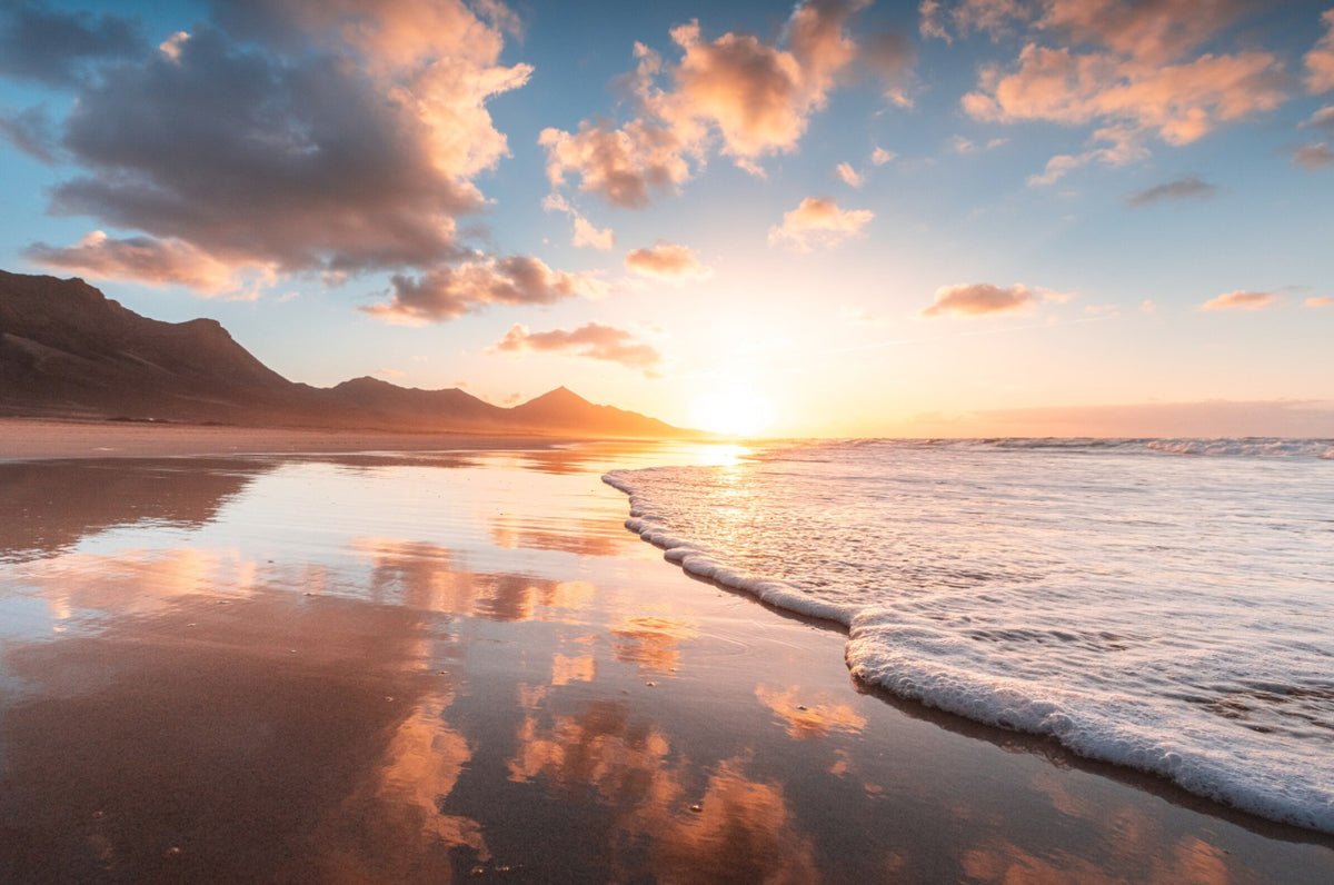 Photo Sunset Reflections, Fuerteventura