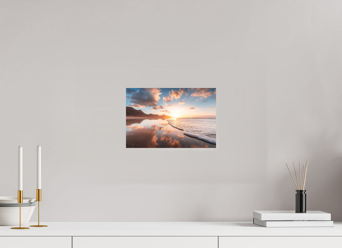 Sunset Reflections, Fuerteventura, 30 x 20 cm, paper print