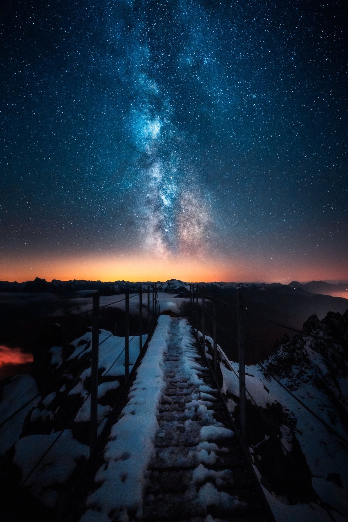 Photo Milky Way over the Valluga, Arlberg