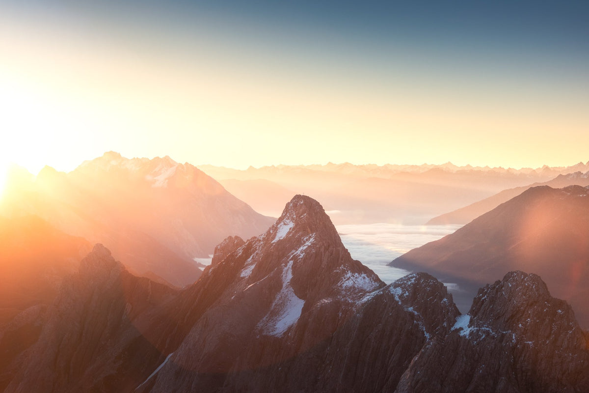 Photo Sunrise on the Valluga, Arlberg