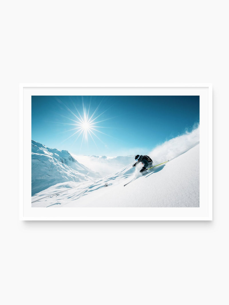 Freeride Action, Zürs, white frame