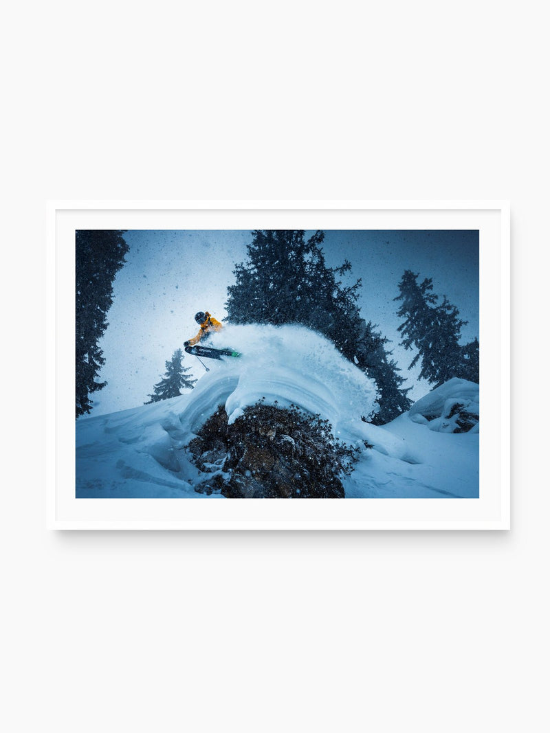 Freeride Jump, Sonnenkopf, white frame